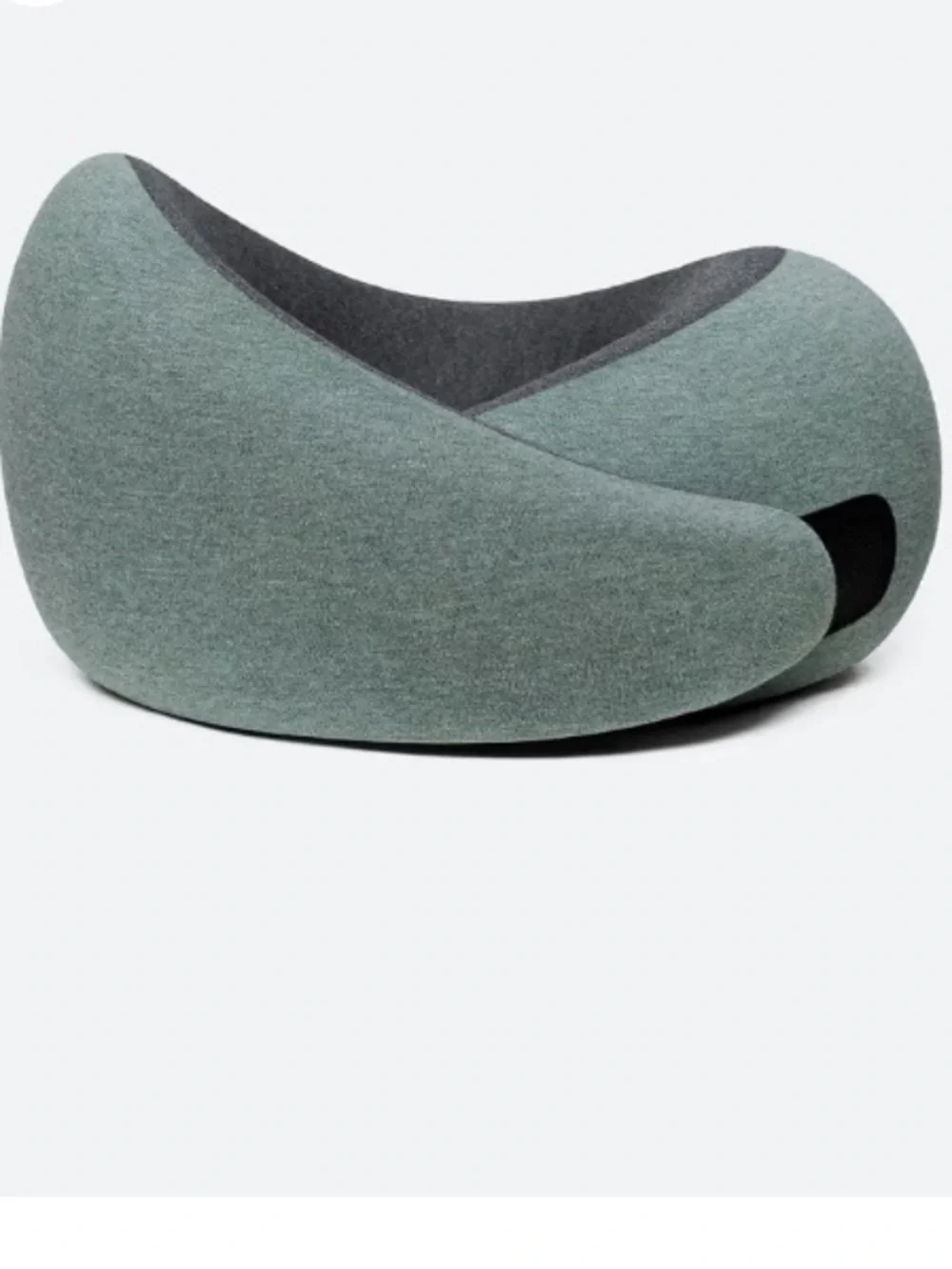 Ostrichpillow Go Neck Pillow memory foam travel pillow, Moss Green, NWT FLaw,